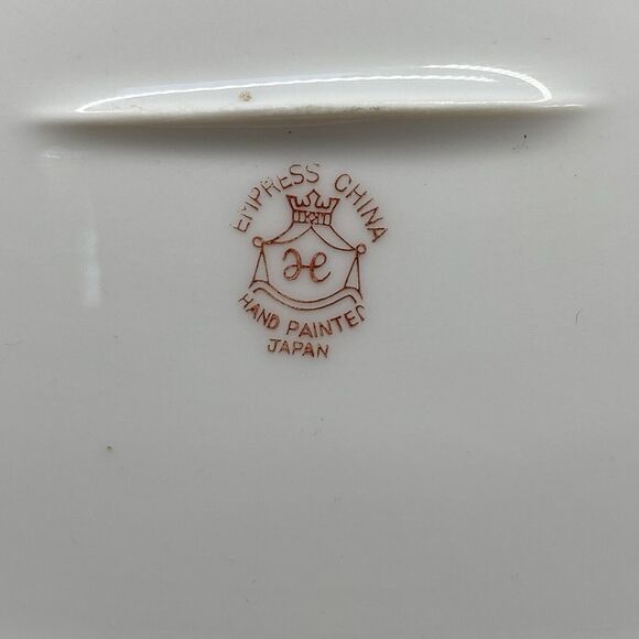 Empress China Floral Gold Trim Oval Platter 12" X 8.5" Hand-painted Japan Vtg - Picture 3 of 8